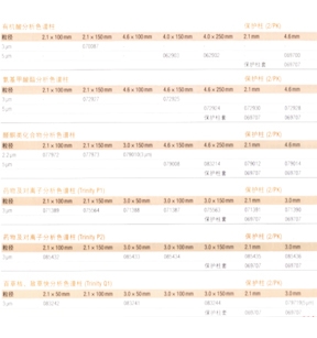 深圳Acclaim专业型HPLC色谱柱